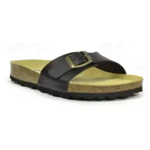 Image of Sanosan Womens/Ladies Malaga Sano Sandals (6 UK) (Black/Brown)