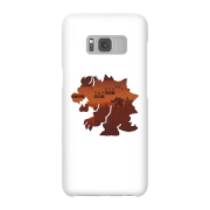 image of Nintendo Super Mario Bowser Silhouette Phone Case - Samsung S8 - Snap Case - Gloss