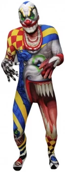 image of Monster Collection Scary Clown Morphsuit Large.