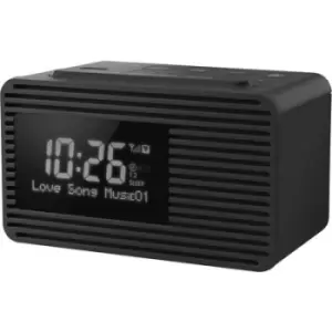 image of Panasonic RC-D8EG-K Radio alarm clock DAB+, FM USB Black