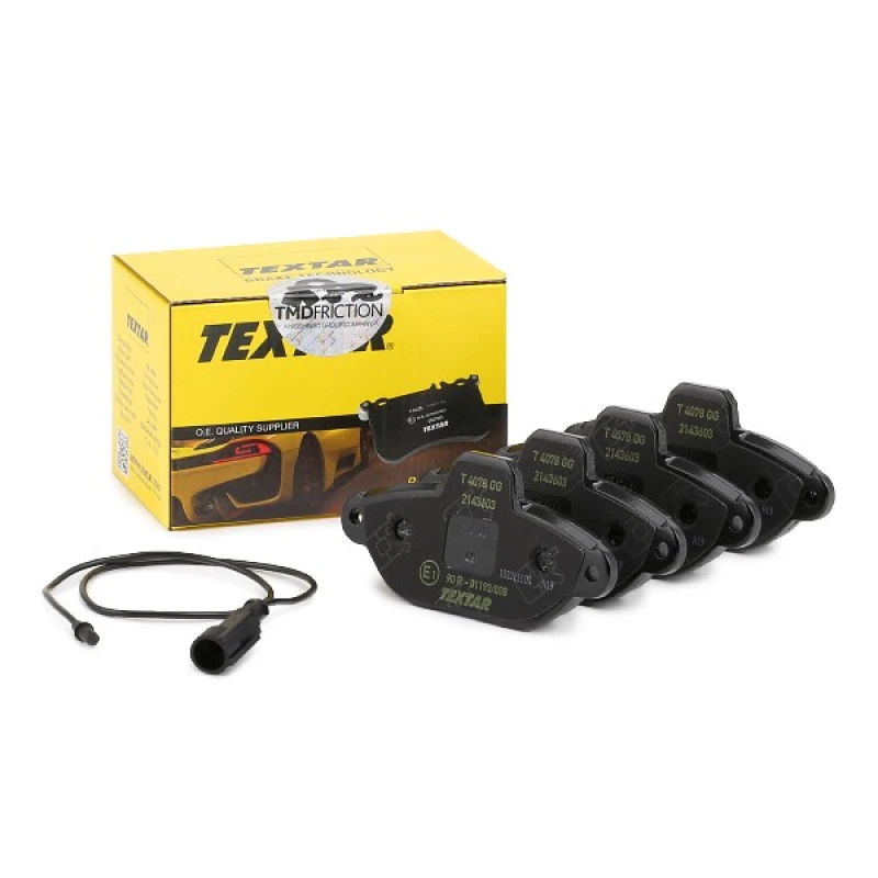 Image of Brake pad set TEXTAR 2143603