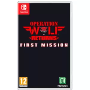 image of Operation Wolf Returns First Mission Day 1 Edition Nintendo Switch Game