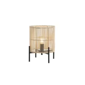 Image of Xanthi Table Lamp E14 Max 25W Rattan Natrual On/Off Switch