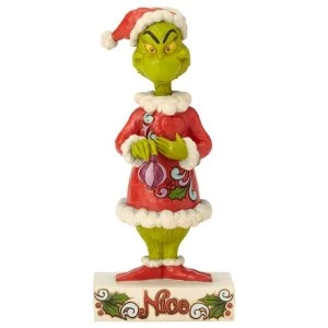 Image of Two Sided Naughty And Nice Grinch Figurine