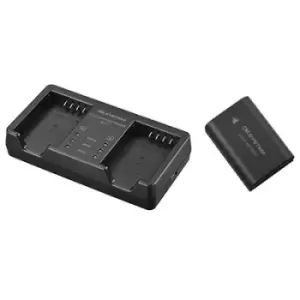 image of OM SYSTEM SBCX-1 Battery and Charger Kit