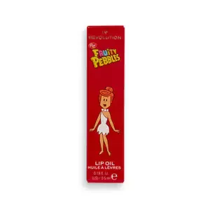 image of I Heart Revolution X Fruity Pebbles Lip Oil Wilma Cherry