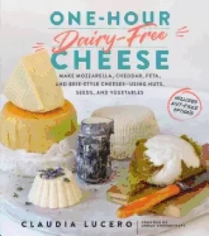 Image of one hour dairy free cheese make mozzarella cheddar feta and brie style che