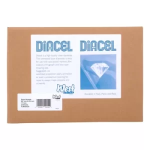 image of Diacel Acetate Crystal Clear 115micron A4 297 x 210mm 25 Sheets