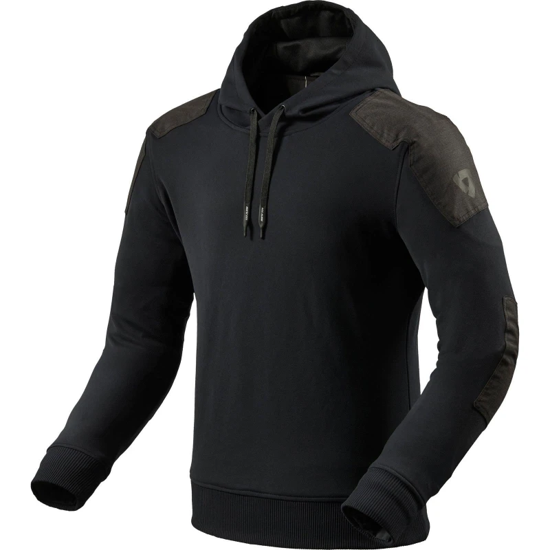 Image of Rev It Cedar Motorcycle Hoodie S Black Black