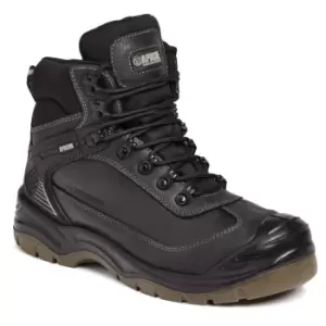 Ranger Black Waterproof Safety Hiker - Size 10