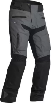 Image of Lindstrands Myrtorp Waterproof Motorcycle Textile Pants, black-grey, Size 50, black-grey, Size 50