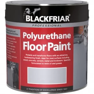 image of Blackfriar Professional Polyurethane Floor Paint Tile Red 1l