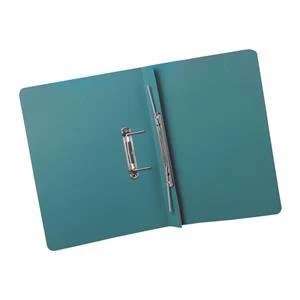 image of 5 Star Foolscap Heavyweight Transfer Spring Files 380gm2 Capacity 38mm Blue Pack of 25 Files