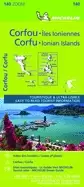 Image of michelin zoom corfu and the ionian islands map 140 greece
