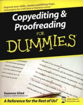 Image of Copyediting and Proofreading for Dummies by Suzanne Gilad Paperback