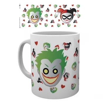 Image of DC Comics - Emoji Harley and Joker Mug