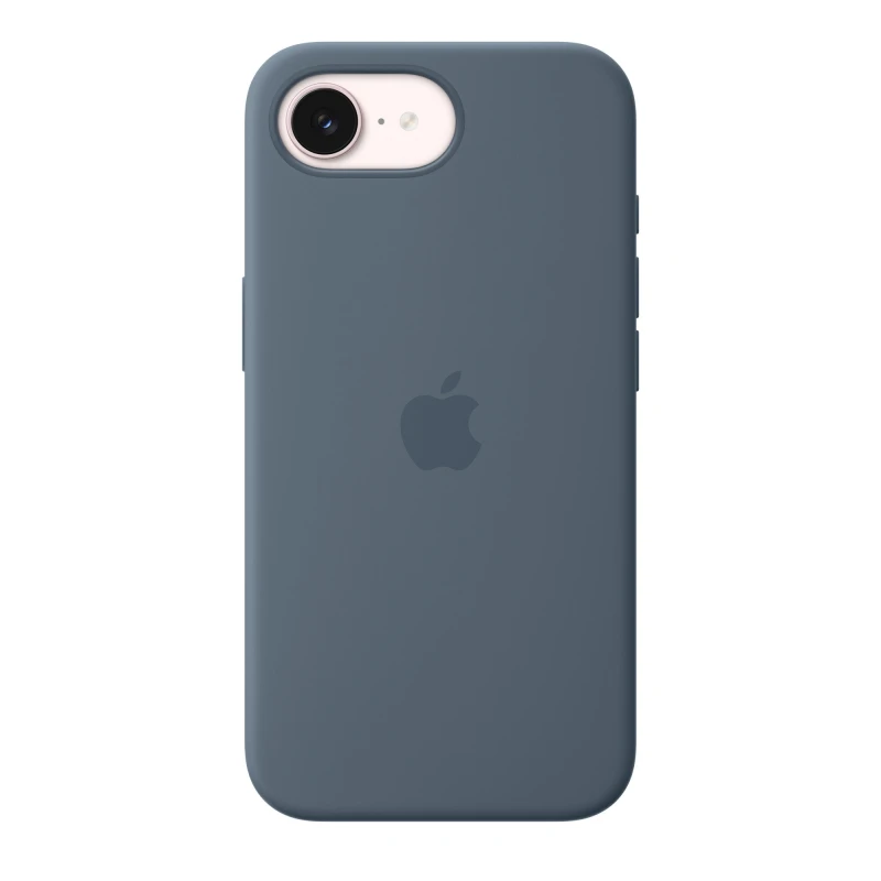 Image of Apple iPhone 17e Silicone Case with MagSafe - Anchor Blue MHWE4ZM/A