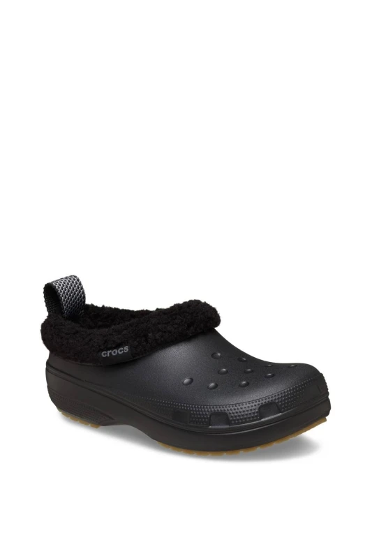 Image of Crocs Crocs Classic Lined Shorty in Black Size: 10 Black 10 Unisex 198445216046