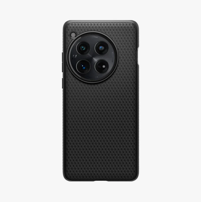 Image of Spigen OnePlus 12 Liquid Air Matte Black mobile phone case 17.3cm (6.