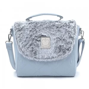 Image of Loungefly Star Wars Empire 40th Hoth Faux Fur Crossbody