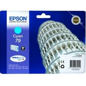 Image of Epson Tower of Pisa 79 Cyan Ink Cartridge