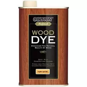 image of Colron Refined Wood Dye - English Light Oak 500ml