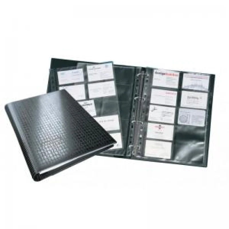 Image of Durable VISIFIX CENTIUM 400 Business Card Ring Binder - A-Z Index - A4 DRBE240901
