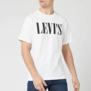 image of Levis Mens Relaxed Graphic T-Shirt - White - L