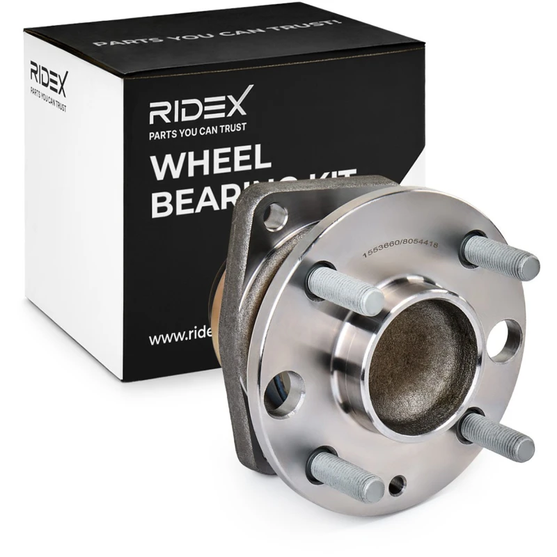 Image of RIDEX 654W0259 Wheel bearing kit Rear Axle, with integrated ABS sensor Wheel Bearing Kit (654)