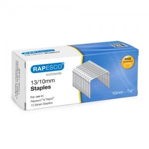 Image of Rapesco 13/10mm Galvanised Staples PK5000