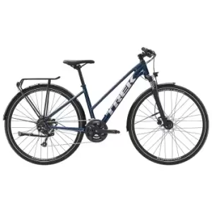 Image of 2023 Trek Dual Sport 2 Equipped Stagger Gen 4 Hybrid Bike in Mulsanne Blue