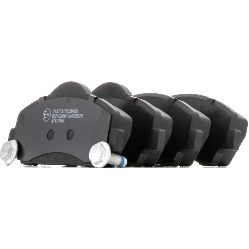 Image of STARK SKBP-0011404 Brake pad set Front Axle, without integrated wear sensor Brake Pad Set,disc brake (402)