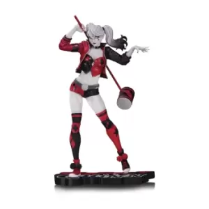 Image of Harley Quinn Red White & Black Statue by Philip Tan