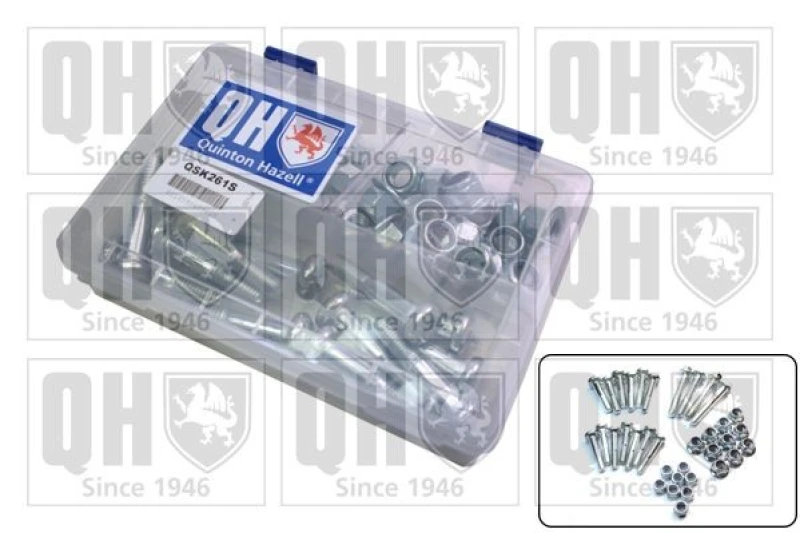Image of QUINTON HAZELL Clamping Screw Set, ball joint QUINTON HAZELL QSK261S