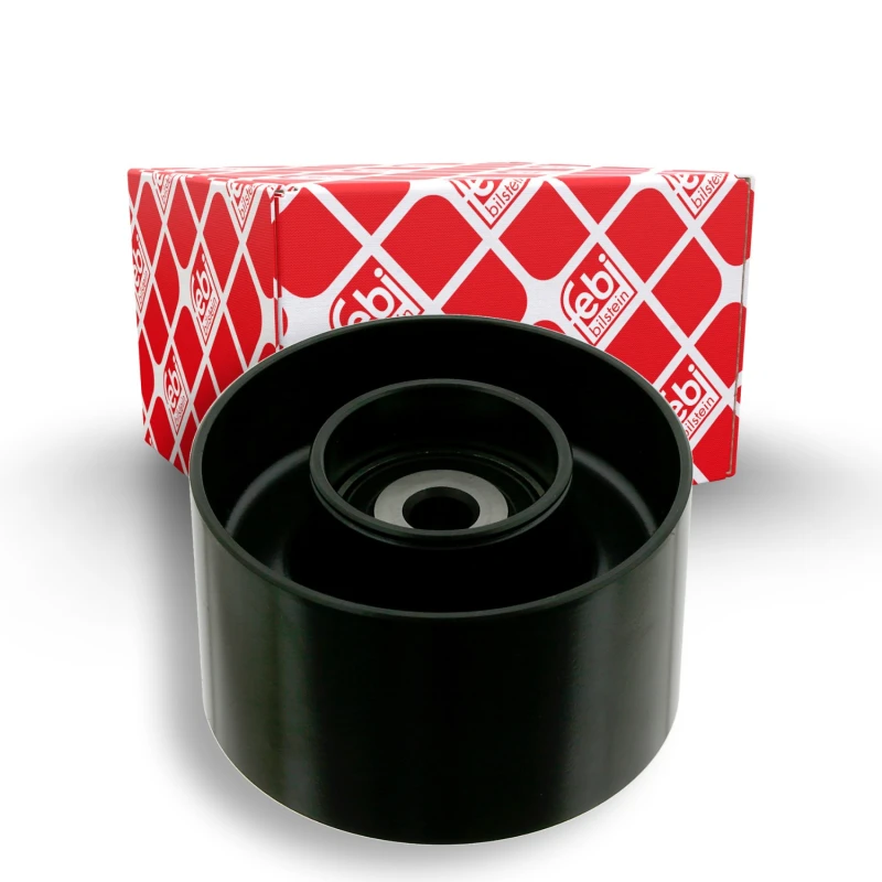 Image of FEBI BILSTEIN 28186 Tensioner Pulley Metal Tensioner Pulley,v-ribbed belt (310)