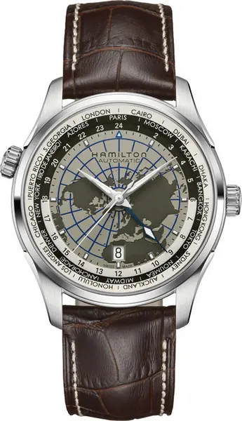 Image of Hamilton Watch Jazzmaster GMT - Grey HM-925