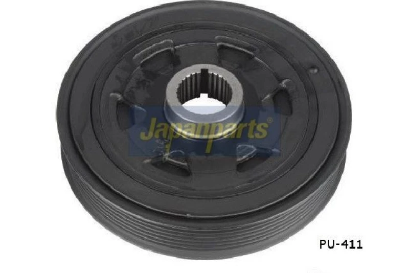 Image of JAPANPARTS Crankshaft pulley JAPANPARTS PU-411
