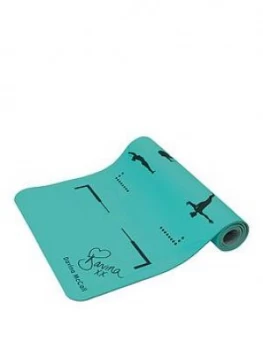 image of Davina Mccall Davina Tpe Printed Yoga Mat - Blue