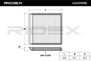 Image of RIDEX Pollen filter PEUGEOT,CITROEN 424I0096 CAF13,PU1007E,6441EG 6441H7,6447AK,6447H7,6447LV,6447Z4,6447Z5,6447ZA,95667986,C07K15A1,E146001,E146149