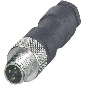 image of Phoenix Contact 1501252 SACC-M 8MS-3CON-M-SW Ready Made Attachable Connector, M8, Screw Connection