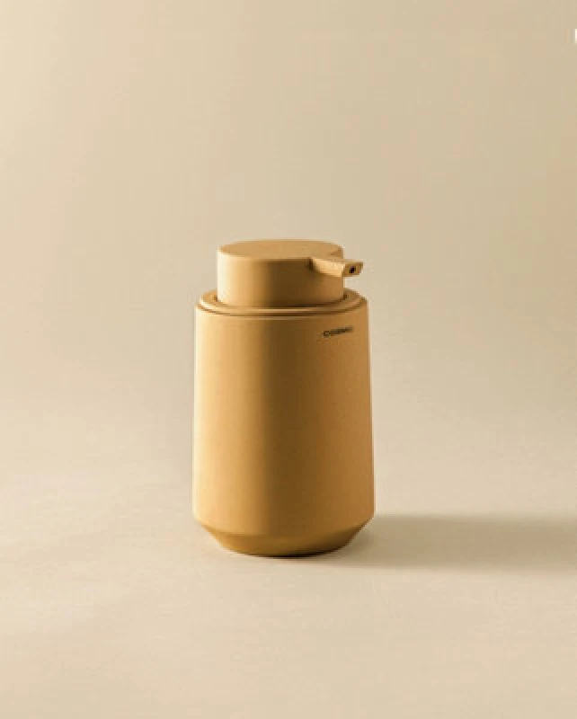 Image of Cosmic Soap Dispenser, 350Ml, Easy Refill, Durable. Non-Drip Nozzle For Kitchen And Bathroom, Mandarin, Saona Collection