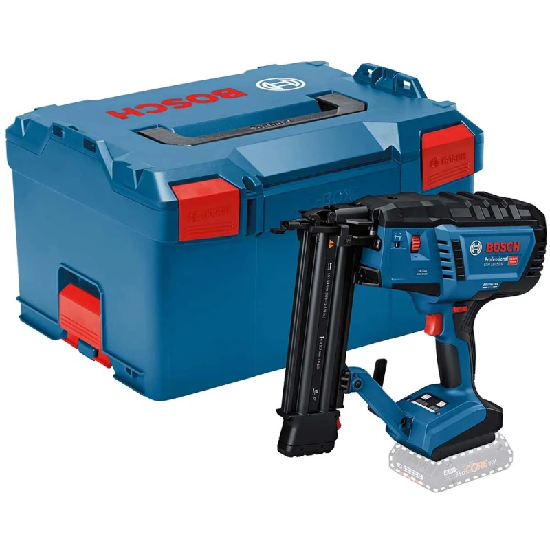 Image of Bosch GNH 18V-50 M 18v Cordless 18 Gauge 2nd Fix Nail Gun 0601482401 Batteries: No Batteries
