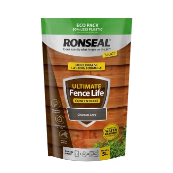 image of Ronseal Ultimate Fence Life Concentrate Paint Charcoal Grey - 950ml