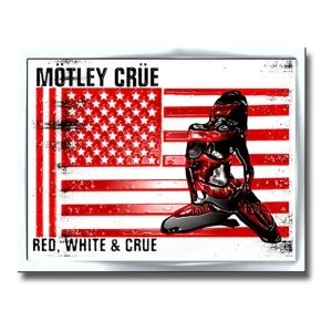 image of Motley Crue - Red, White & Crue Pin Badge