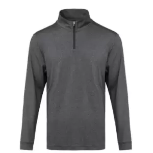 Image of Slazenger Zip Pullover Top Mens - Black