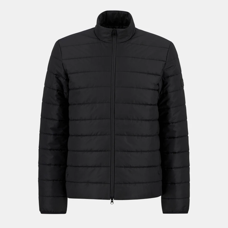 Image of Barbour International Mens Aldon Long Sleeve Quilted Jacket Black BK11 male 2XL
