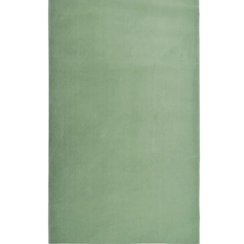 Image of THE RUGS Maestro Collection Solid Design Rug in Green Size: 200cm x 290cm Green Unisex 200cm x 290 cm