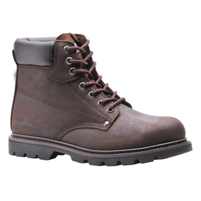 Image of Portwest Steelite SB HRO Welted Safety Boots FW17BRR41 Colour: Brown