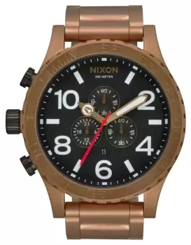Image of Nixon A083-5145-00 51-30 Chrono Black Chronograph Dial Watch