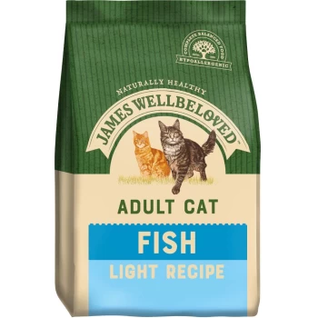 image of James Wellbeloved Adult Lite Ocean Fish Cat Food 1.5kg